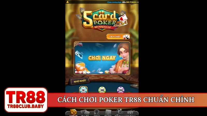Cách chơi poker