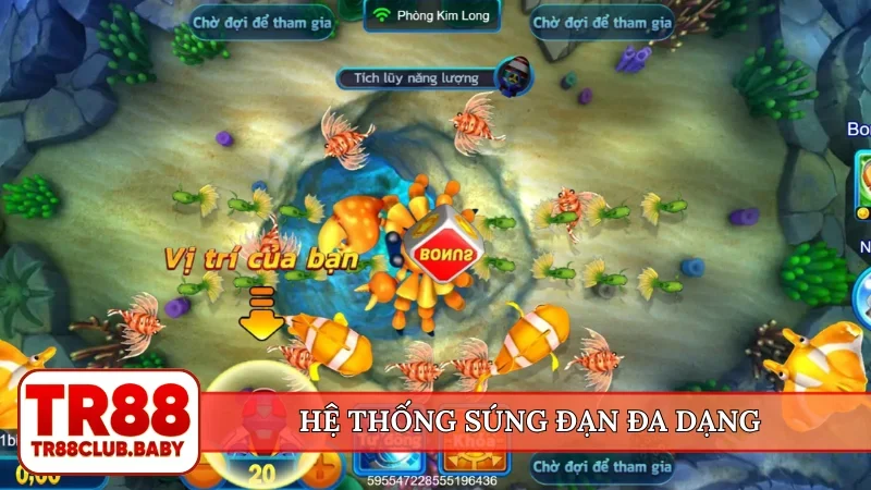 Hệ thống súng đạn đa dạng