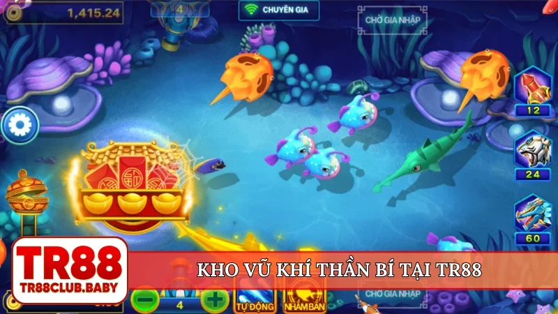 Kho vũ khí thần bí tại TR88